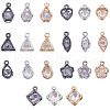 Rhombus Alloy Charms ZIRC-PH0002-09-1