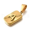 304 Stainless Steel Pendants STAS-S161-01A-G-2