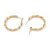 PVD Vacuum Plating 201 Stainless Steel Hoop Earrings EJEW-I309-60C-G-2