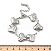 304 Stainless Steel Link Bracelets for Women BJEW-Q041-01D-P-3