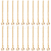 Beebeecraft 20Pcs Brass Chain Extender KK-BBC0016-36-1