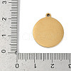 Ion Plating(IP) 304 Stainless Steel Pendants STAS-M080-12G-03-3