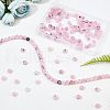 Olycraft 3 Strands Natural Cherry Blossom Jasper Beads Strands G-OC0002-46-4