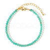 Natural Green Aventurine Beaded Bracelets for Women UZ0240-4