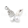 Alloy Rhinestone Pendants FIND-U026-03P-1