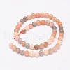 Round Natural Multi-Moonstone Beads Strands G-D767-4mm-2