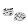 Non-Tarnish 316 Surgical Stainless Steel Charms STAS-Q314-05P-2