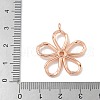Rack Plating Brass Pendants KK-G515-25RG-3