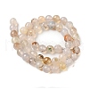 Dyed & Heated Natural Agate Beads Strands G-P539-D01-01-3
