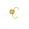 Stylish Stainless Steel Pave Cubic Zirconia Cuff Rings for Women PN1214-1-2
