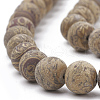 Natural Elephant Skin Jasper/Miriam Stone/Calligraphy Stone Beads Strands G-T106-123-2