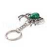 Spider Gemstone Pendant Keychain KEYC-C015-01-5