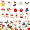   32Pcs 16 Style Alloy Enamel Pendants ENAM-PH0001-74-1