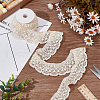 FINGERINSPIRE 5 Yards Cotton Flower Lace Ribbon OCOR-FG0002-54-5