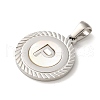 304 Stainless Steel Pendants STAS-I204-P-P-2