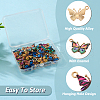  36Pcs 9 Colors Light Gold Alloy Enamel Pendants ENAM-TA0001-49-4