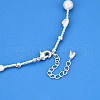 Mother's Day Jewellery Brass Natural Pearl Beaded Bracelets for Women BJEW-T022-08S-4