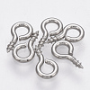 Tarnish Resistant 304 Stainless Steel Screw Eye Pin Peg Bails STAS-Q224-03B-3