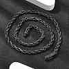 304 Stainless Steel Rope Chain Necklaces for Women Men NJEW-A033-03H-AS-5