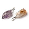 Natural Amethyst & Citrine Pendants G-H259-05P-3