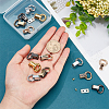 WADORN 20Pcs 5 Colors Alloy Bag Suspension Clasps FIND-WR0006-35-4