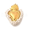 304 Stainless Steel Pendants STAS-E549-04G-01-1
