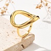 304 Stainless Steel Hollow Oval Finger Rings RJEW-Q012-13G-1