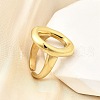 304 Stainless Steel Cuff Rings RJEW-D320-05G-3