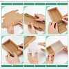 Foldable Paper Drawer Boxes with Clear Plastic Cover CON-WH0095-68A-05-4
