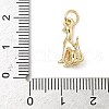 Brass Pendants ZIRC-I356-04G-03-3