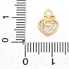 Brass Cubic Zirconia Pendant KK-A240-12G-3