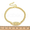 Brass Micro Pave Cubic Zirconia Link Bracelets BJEW-S158-13G-A-5