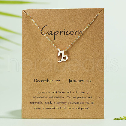Alloy Constellation Pendant Necklaces WG6F1B2-12-1