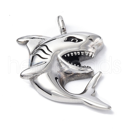 304 Stainless Steel Pendants STAS-C065-13AS-1