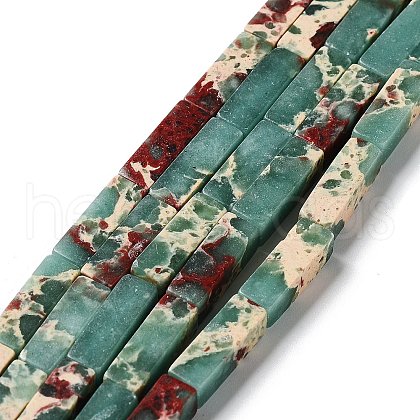 Synthetic Imperial Jasper Beads Strands G-E508-02N-1