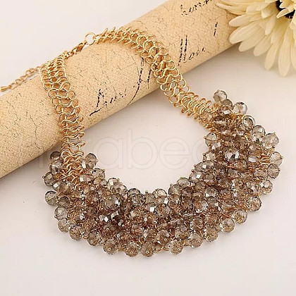 Alloy Bib Neckalces for Women FS-WG98D6E-09-1