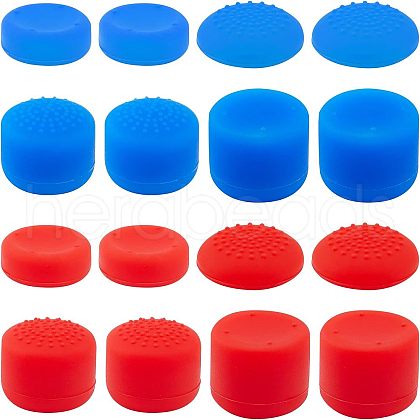 Olycraft 2Set 2 Colors Silicone Replacement Gamepad Button Keycap Set AJEW-OC0002-81A-1