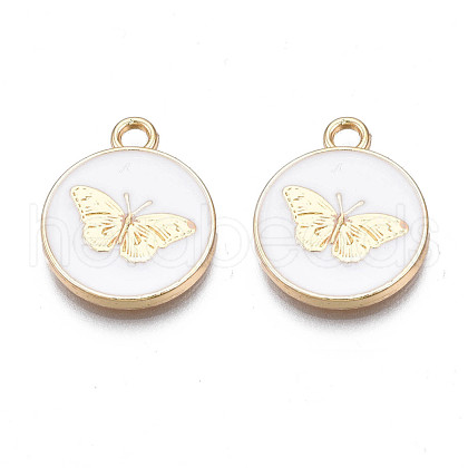 Alloy Enamel Pendants PALLOY-N170-002E-NR-1