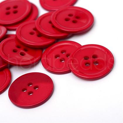 4-Hole Plastic Buttons BUTT-R034-052C-1