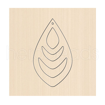 Wood Cutting Dies DIY-WH0178-003-1