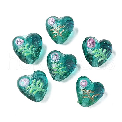 Handmade Transparent Lampwork Beads BLOW-D300-07E-1