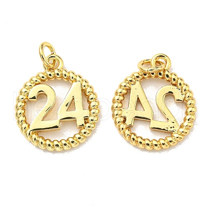 Rack Plating Brass Pendants KK-D026-07G-1