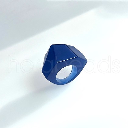 Irregular Resin Finger Rings for Women FS-WGE29F2-01-1