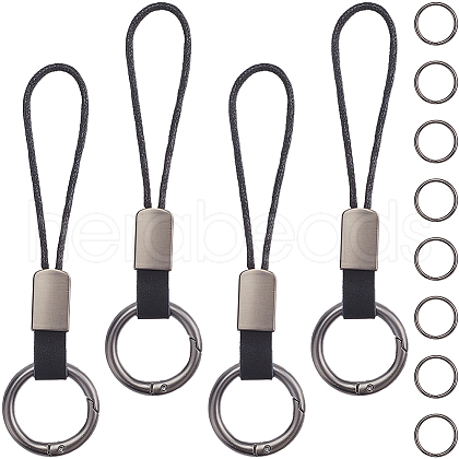 Leather Keychain KEYC-WH20004-05B-1