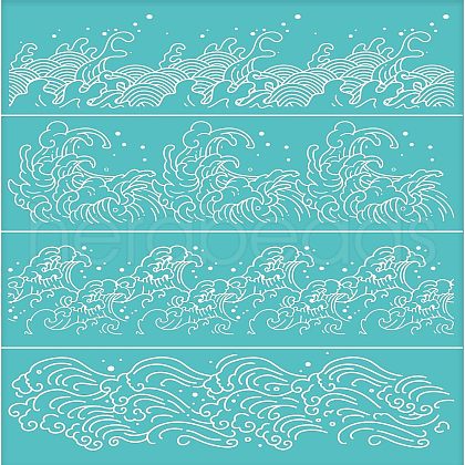 Self-Adhesive Silk Screen Printing Stencil DIY-WH0338-011-1