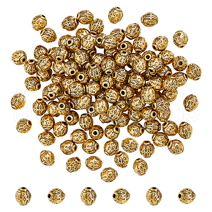   200Pcs Tibetan Style Alloy Beads TIBEB-PH0005-20AG-1