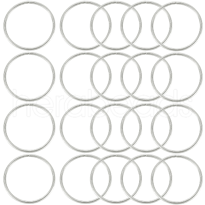 SOFPLATE Iron Open Jump Rings FIND-SP0002-63F-1