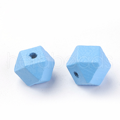 Dyed Natural Wooden Beads WOOD-S037-109C-20mm-1