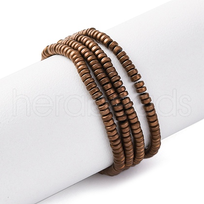 Electroplated Non-magnetic Hematite Beads Strands G-P571-A01-01C-1