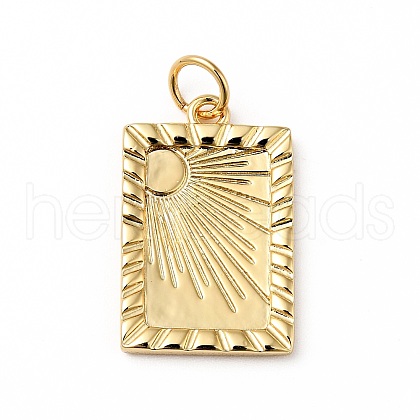 Rack Plating Brass Pendants KK-H431-38G-1